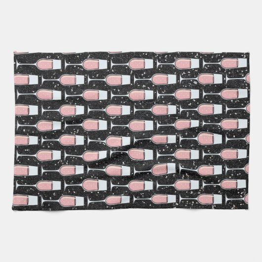 Rose Wine Pattern Theedoek (Horizontaal)