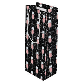 Rose Wine Pattern Wijn Cadeautas