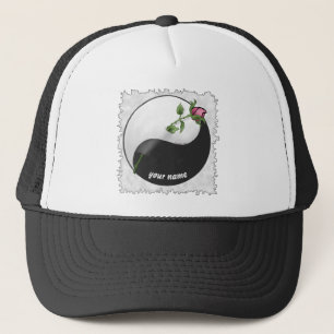 Rose Yin Yang Mariage casquette