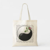 Rose Yin Yang sacs fourre-tout (Dos)
