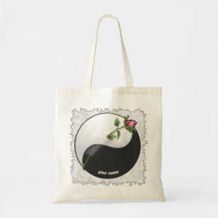 Rose Yin Yang-tassen Tote Bag