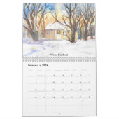 Roseann Meserve Aquarelle Artiste 2021 Calendrier (Feb 2026)