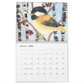 Roseann Meserve Aquarelle Artiste 2021 Calendrier (Jan 2026)