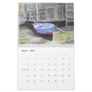 Roseann Meserve Maine Waterverf Agenda Kalender