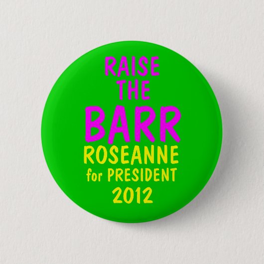 Roseanne Barr 2012 Ronde Button 5,7 Cm (Voorkant)