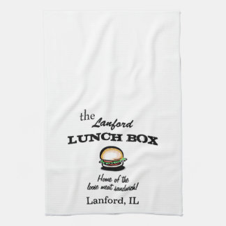 Roseanne Lanford Lunch Box Dish Towel Theedoek