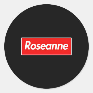 Roseanne Naam Ronde Sticker