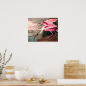 Roseate Spoonbill Audubon Bird Wildlife Poster (Keuken)