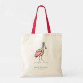 Roseate Spoonbill Canvas tas (Achterkant)