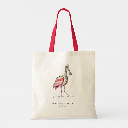 Roseate Spoonbill Canvas tas (Achterkant)