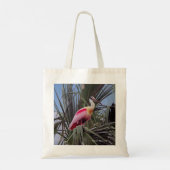 Roseate Spoonbill canvas tas (Achterkant)