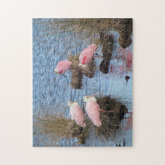 Roseate Spoonbill Legpuzzel (Verticaal)