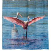 Roseate Spoonbill Shower Curtain Douchegordijn (Voorkant)