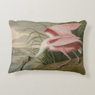 Roseate Spoonbill uit Audubon's Birds of America Accent Kussen