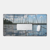Roseaux et reflets sur le lac Rice (Clavier et souris)