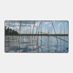 Roseaux et reflets sur le lac Rice