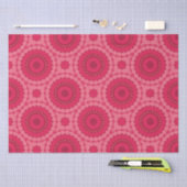 Roseberry roze Boho afbeelding etnisch geometrisch Tissuepapier (Craft)