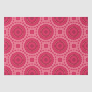 Roseberry roze Boho afbeelding etnisch geometrisch Tissuepapier