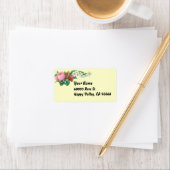 Rosebud-Adresetiketten Etiket (Insitu)