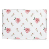 Rosebud Bloom Pillow Cases  Double-Sided Floral  Kussensloop (Achterkant-Links)