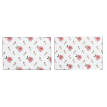 Rosebud Bloom Pillowcases Dubbelzijdig Bloemmotief