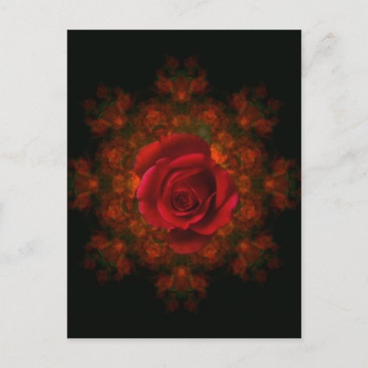 Rosebud Briefkaart (Voorkant)