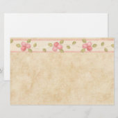 Rosebud Briefpapier (Voorkant / Achterkant)