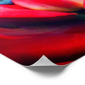 Rosebud Floral Abstracte kunst Poster (Hoek)