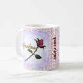 Rosebud Grandma mok (Voorkant links)