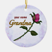 Rosebud Grandma ornament (Voorkant)