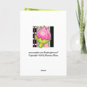 Rosebud Joy color Carte d'anniversaire (Dos)