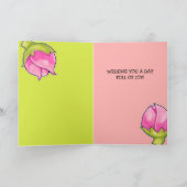 Rosebud Joy color Carte d'anniversaire (Intérieur)