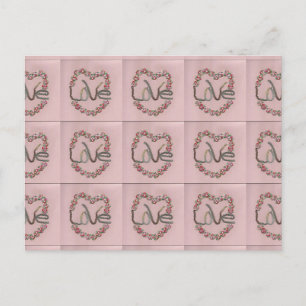 Rosebud Love Briefkaart