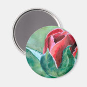 Rosebud magnet magneet (Voorkant / Achterkant)