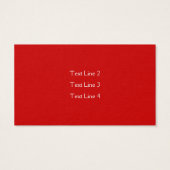 Rosebud rose Abstrait Carte de visite d'art (Dos)