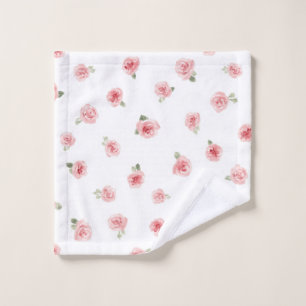 Rosebud rose eau-forte floral vintage rose blanc
