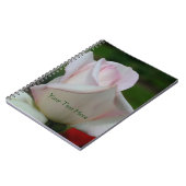 Rosebud rose pâle Carnet naturel (Côté gauche)