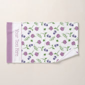 Rosebud rose rose rose rose rose rose pâle blanc à (Serviette à main)