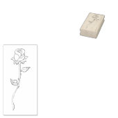 Rosebud Rubber Stamp Rubberstempel (Gestempeld)