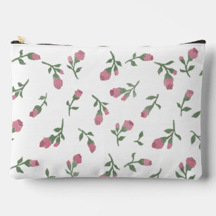 Rosebud Zipper Pouch - Groot Etui