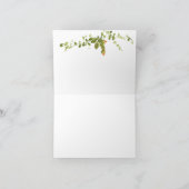 Rosebuds délicats et Carte de remerciements d'ivoi (Intérieur)