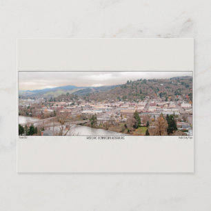 Roseburg Downtown en S Umpqua Briefkaart