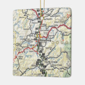 Roseburg of kaart keramisch ornament (Links)