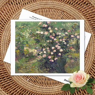 Rosebush à Blossom Vincent van Gogh Carte postale