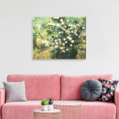 Rosebush in Blossom door Vincent van Gogh Canvas Afdruk (Insitu (Woonkamer))