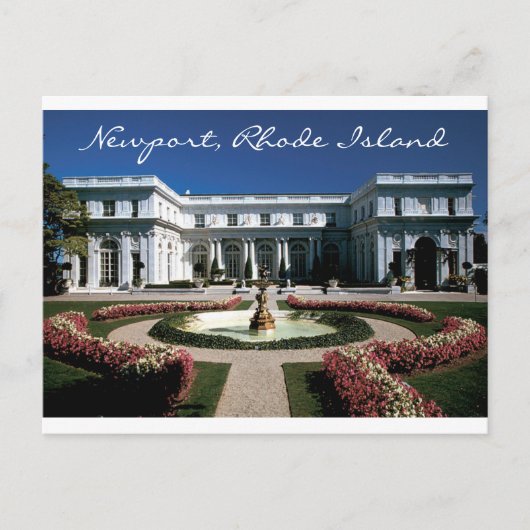 Rosecliff Mansion, Newport Rhode Island Post Card Briefkaart (Voorkant)
