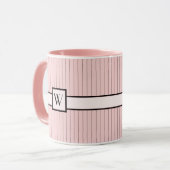 Rosée avec Mug à rayures noires (Devant gauche)