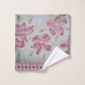 Rosée Florale Shabby Chic Aquarelle (Gant de toilette)