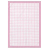 Rosée Rustique Check Nappe Cottage Dîner (Devant)