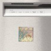 Rosegold Pussy Willow Bird Design Magnet (In Situ (Lave-vaisselle))
